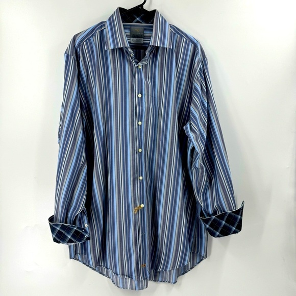 Thomas Dean Longsleeve Button Down Shirt - Picture 1 of 8